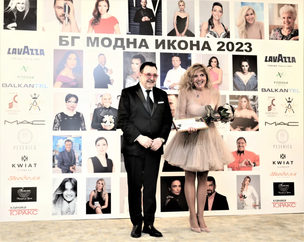 Проф. Любомир Стойков и арх. Весела Мирянова. Фото: © Академия за мода / Петър Станев