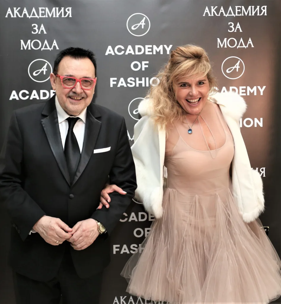 Проф. Любомир Стойков и арх. Весела Мирянова. Фото: © Академия за мода / Петър Станев