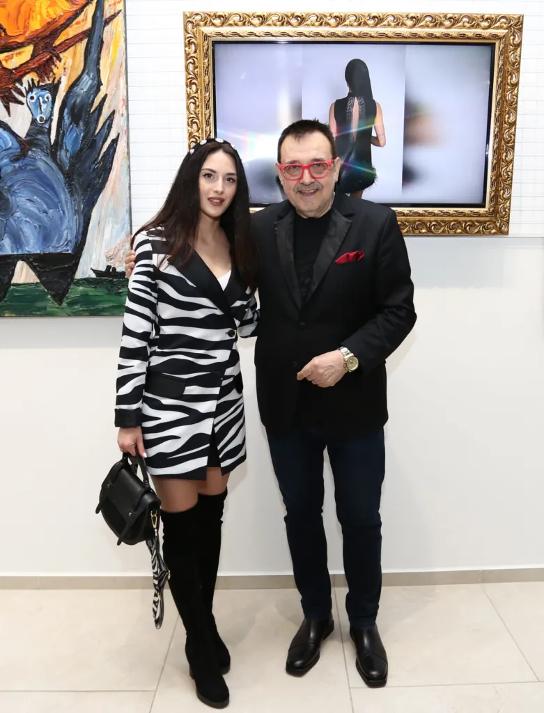 Проф. Любомир Стойков и Лидия Ангелова. Фото: © Академия за мода / Петър Станев