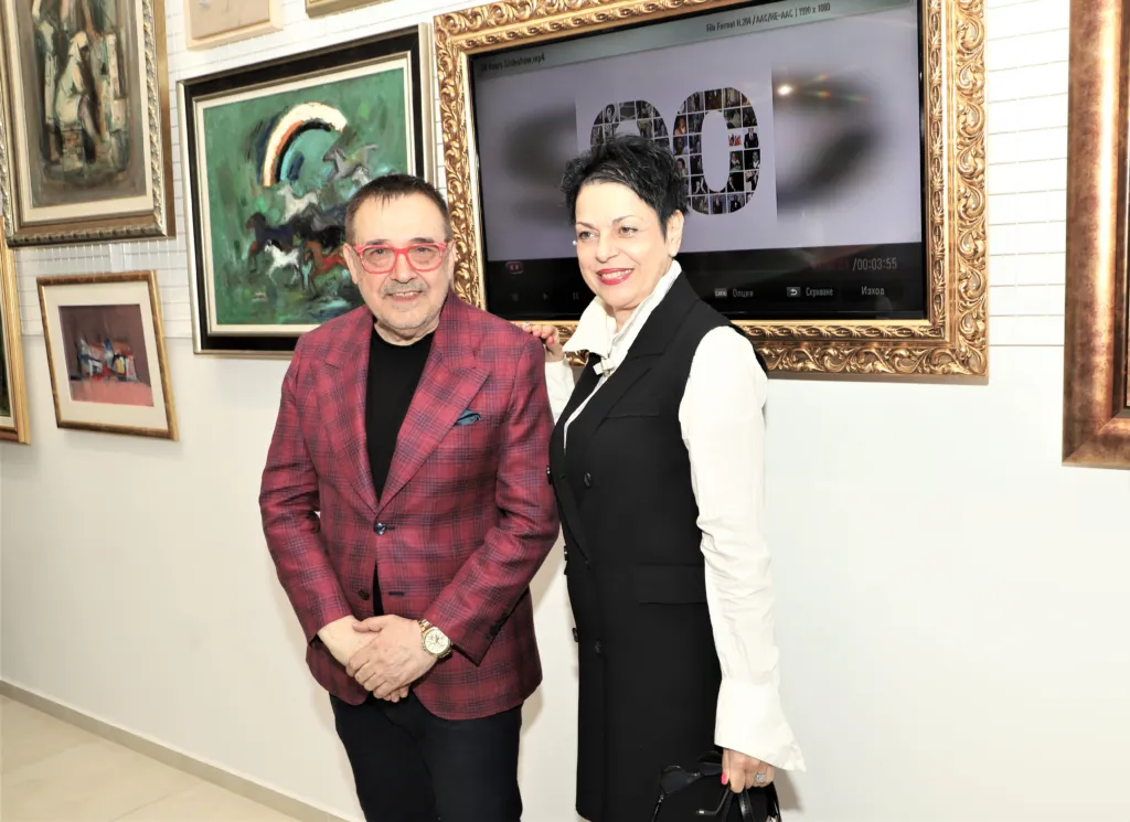 Проф. Любомир Стойков и Албена Александрова.