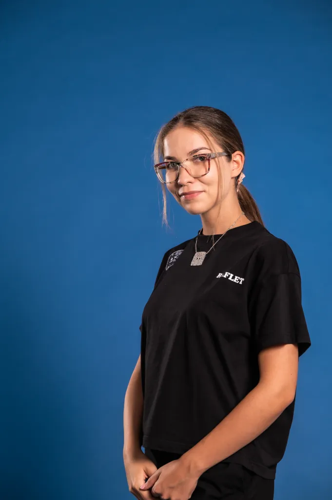 Лиа Каменова, дизайнер на модния бранд Reflet. 

Фото: © Craft Studio