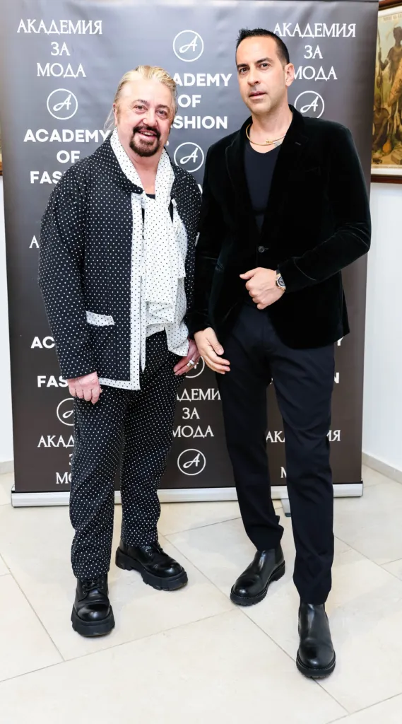 Маурицио Пироло и Теодор Гетов. Фото: Академия за мода / Петър Станев