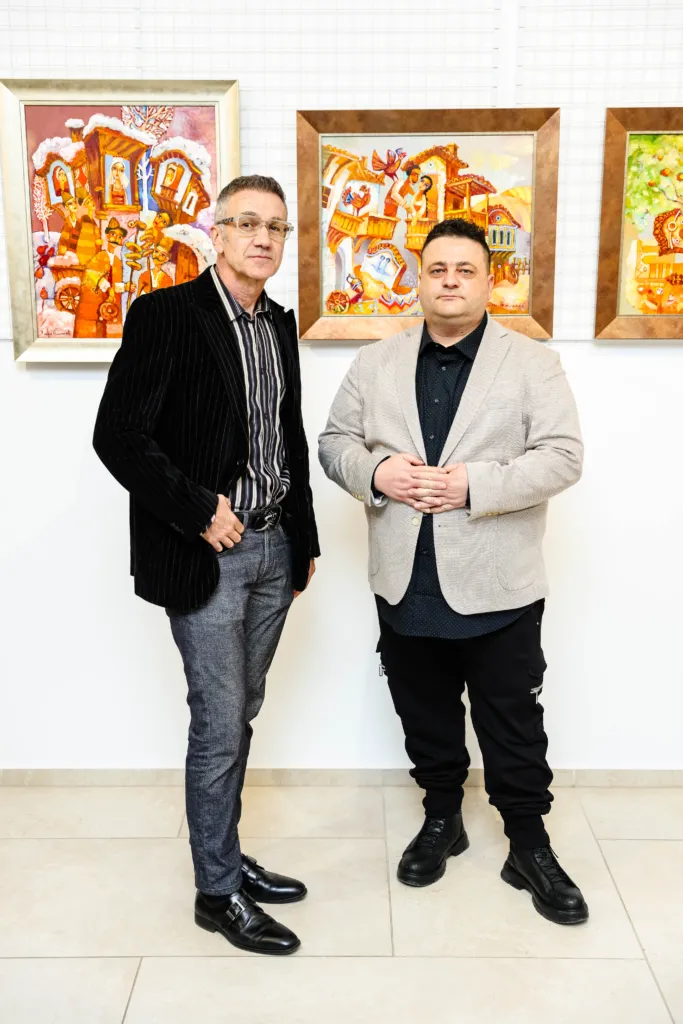 Проф. Йонко Мермерски и Вили Николов. Фото: Алма комуникация / Петър Станев