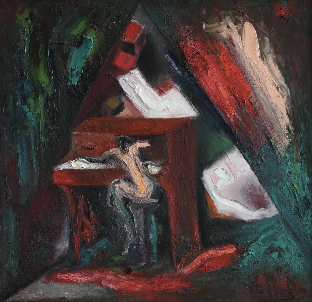 Картина „Пианист“. Фото: Архив на Васил Банов