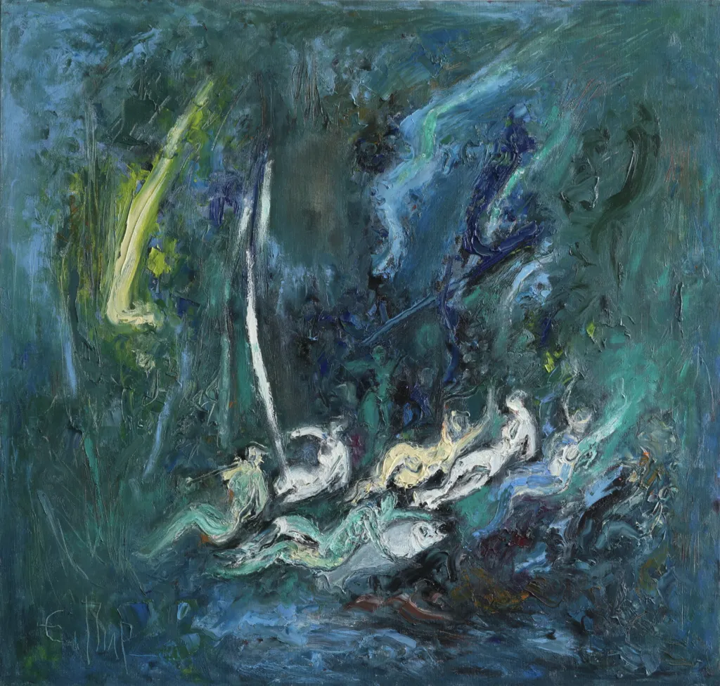 Картина „Духовен полет“. Фото: Архив на Васил Банов