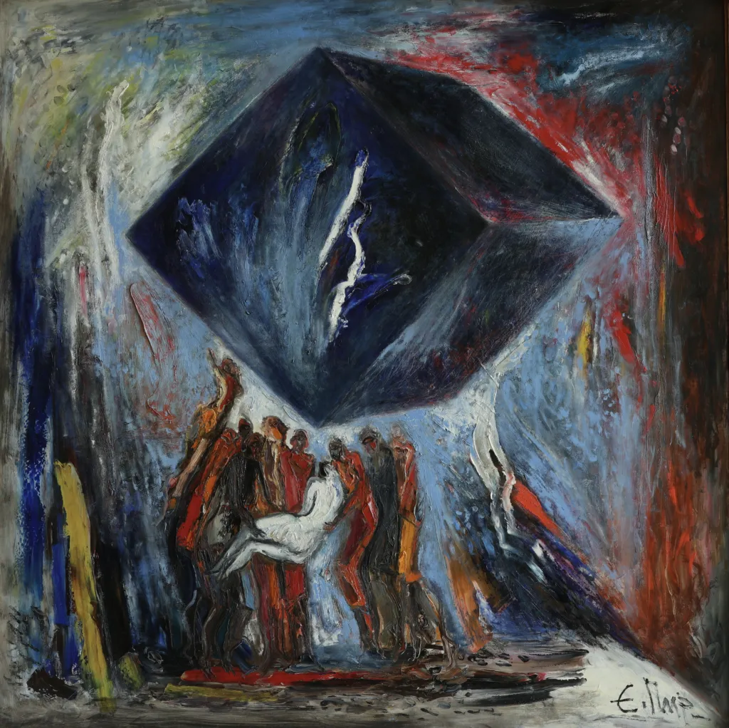 Картина „Ритуал“. Фото: Архив на Васил Банов