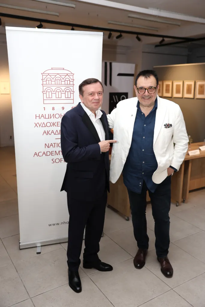 Христо Дурчев и проф. д.н. Любомир Стойков.Фото: Алма комуникация / Петър Станев