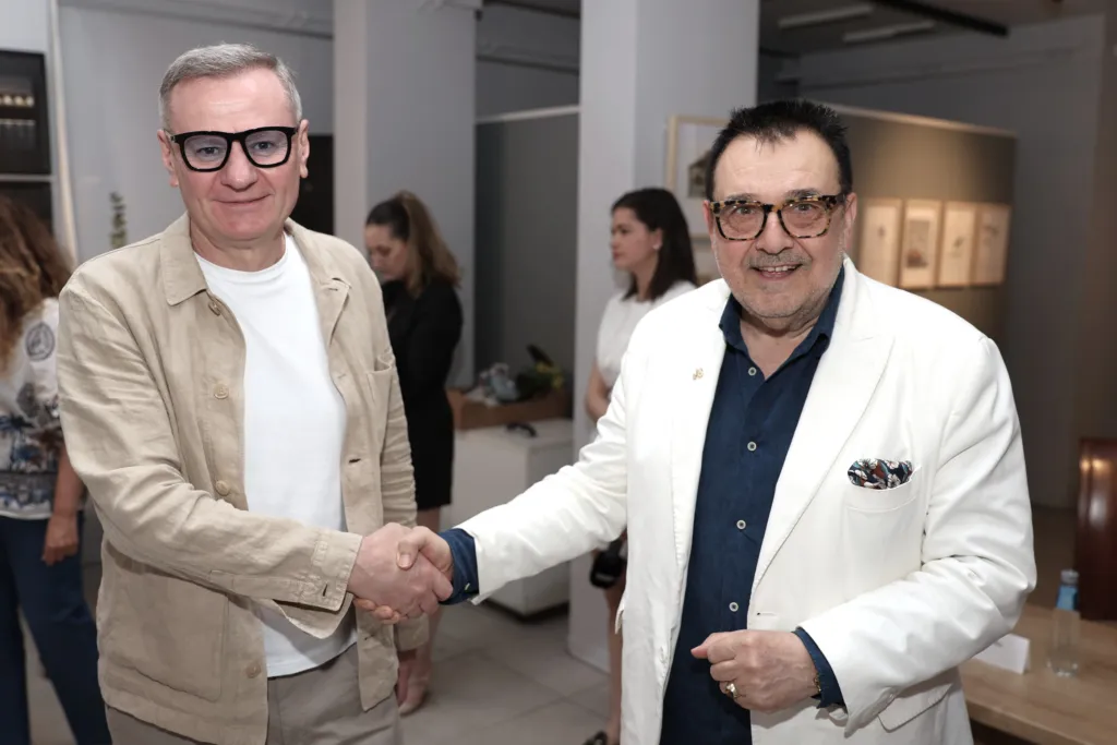 Проф. д.н. Любомир Стойков и Евтим Милошев. Фото: Алма комуникация / Петър Станев