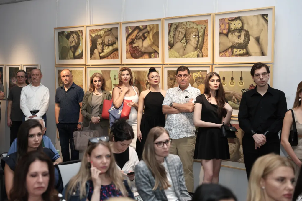 Гости на премиерата на книгата на проф. Любомир Стойков „Стилът на диктаторите: Хитлер, Мусолини, Сталин“. Фото: Алма комуникация / Петър Станев