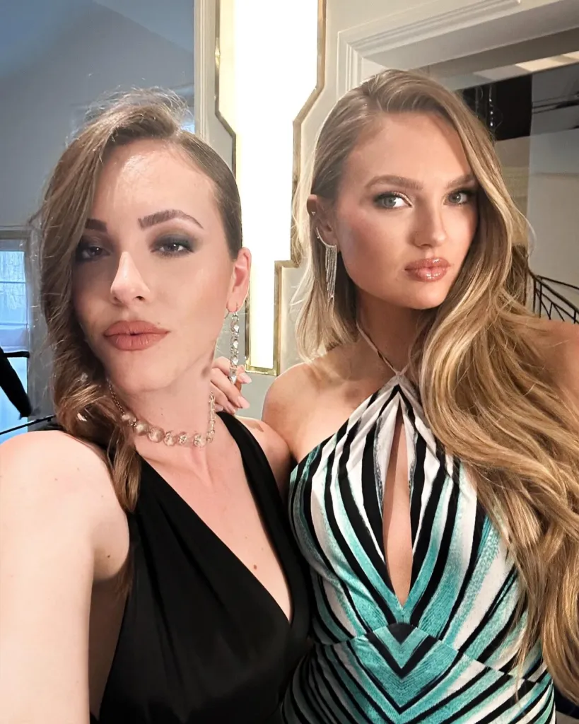 Ивет Бианки заедно с холандския топмодел Роми Стрейд - един от ангелите на Victoria's Secret.
Фото: Архив на Ивет Бианки