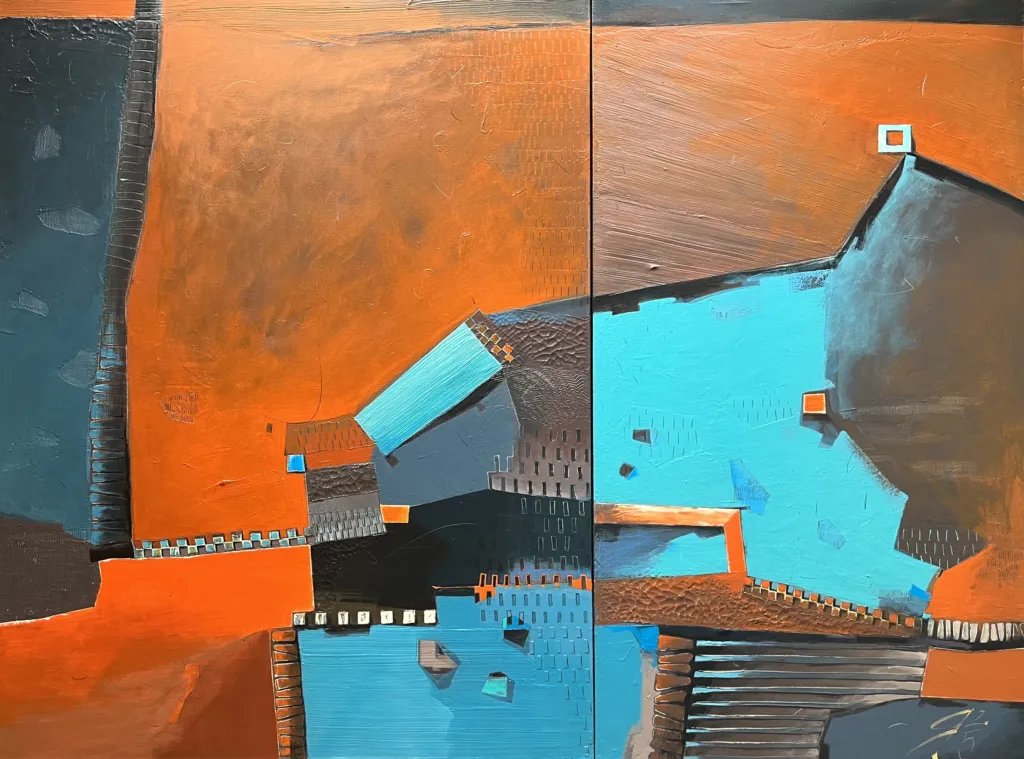 Платно „Крачка встрани от живота“. Фото: Архив на проф. Яна Костадинова