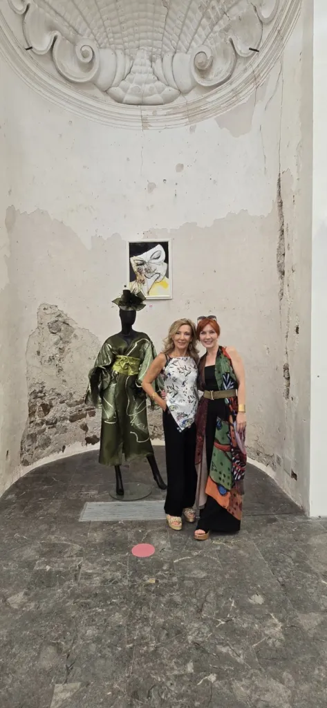 Лиляна Петрова - Лулу заедно с организаторката на събитието „Стил и Креативност“ Мария Вело. Фото: Личен архив на Лулу