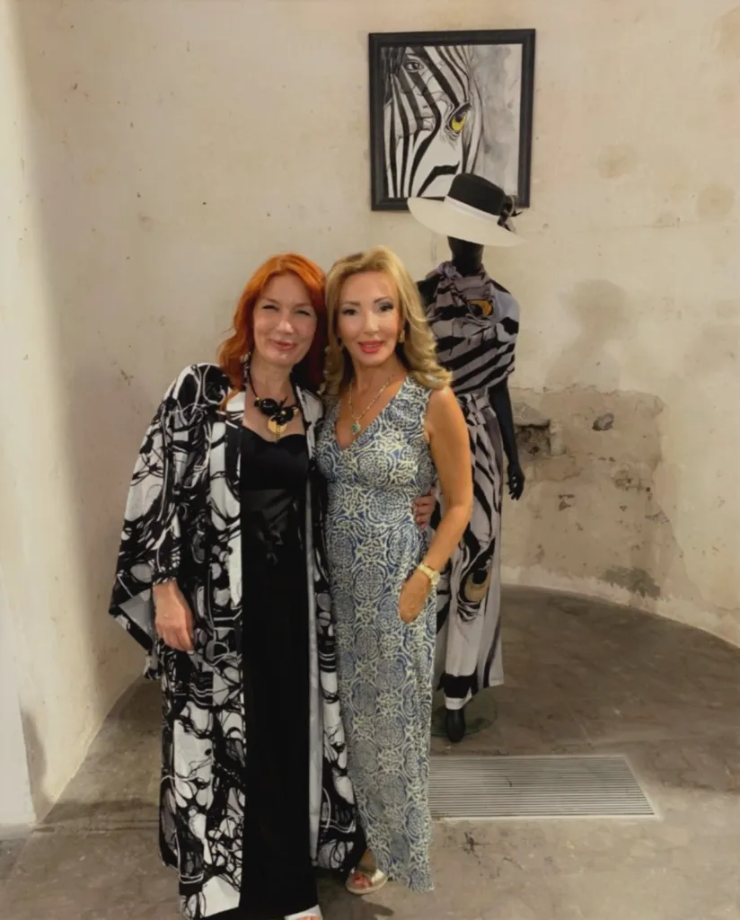 Лиляна Петрова - Лулу заедно с организаторката на събитието „Стил и Креативност“ Мария Вело. Фото: Личен архив на Лулу.