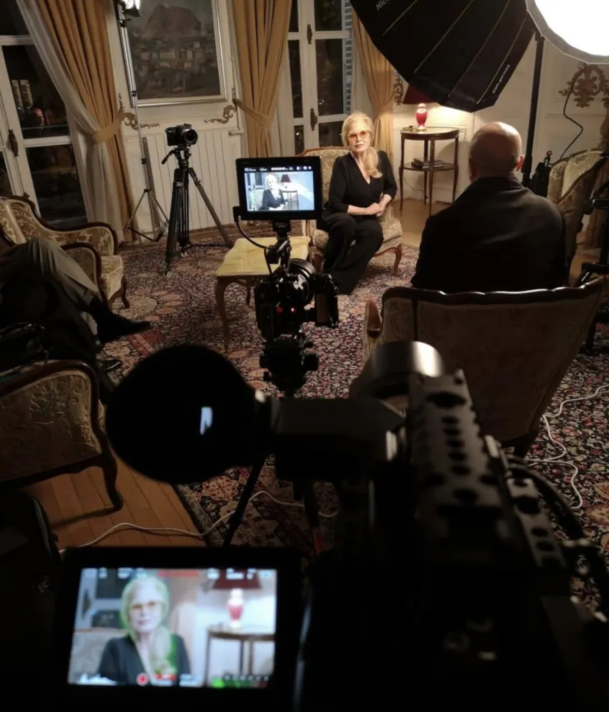 Документален филм „От любов“ на Георги Тошев - работен момент. Фото: Sylvie Vartan / Cinelibri