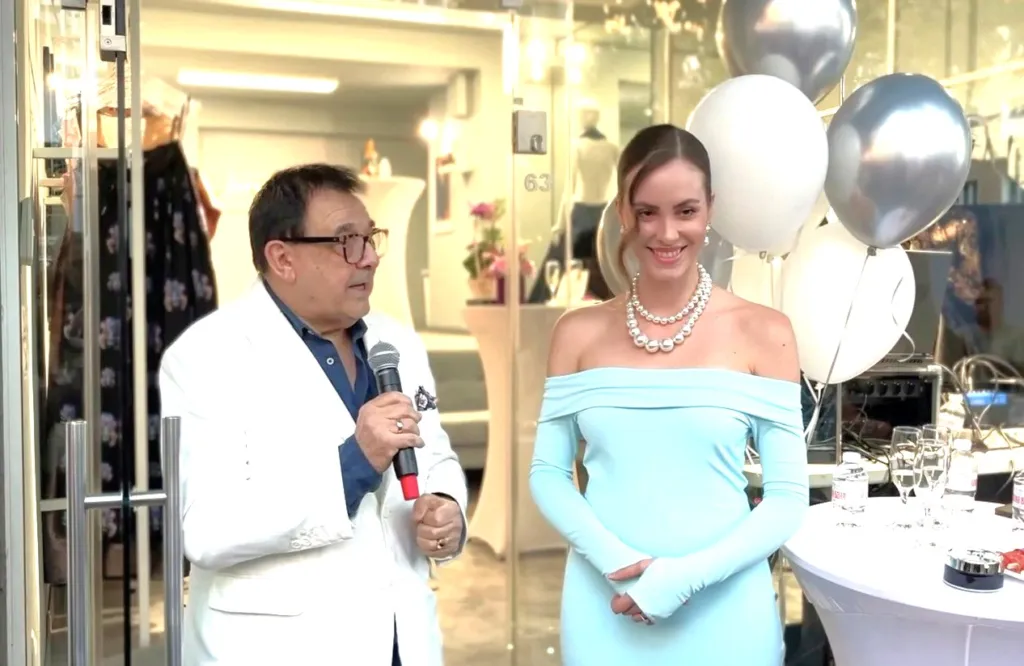 Проф. Любомир Стойков и Ивет Бианки. Фото: Алма комуникация