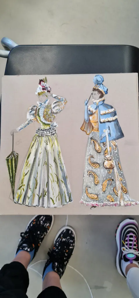 Скици на Иванина Иванова. Фото: Личен архив на Иванина Иванова