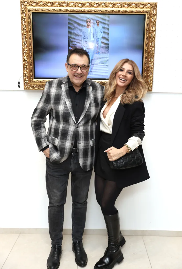 Проф. Любомир Стойков и Есил Дюран.
Фото: Академия за мода / Петър Станев