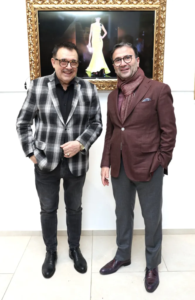 Проф. Любомир Стойков и проф. д-р Ходор Факих. Фото: Академия за мода / Петър Станев