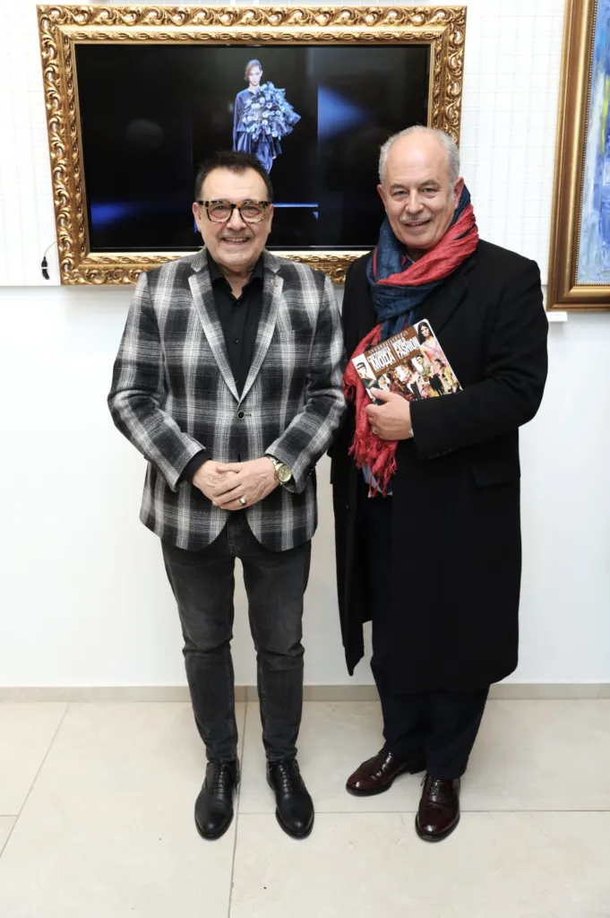 Проф. Любомир Стойков и Н.Пр. Марчело Апичела. Фото: Академия за мода / Петър Станев