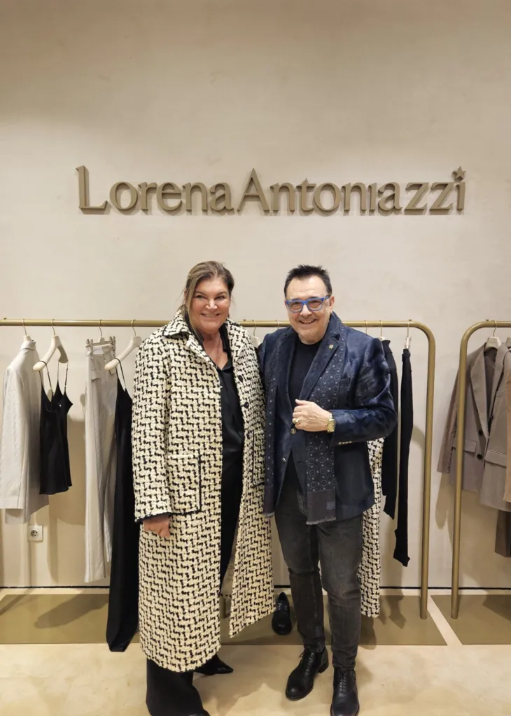 Лорена Антониаци и проф. Любомир Стойков.