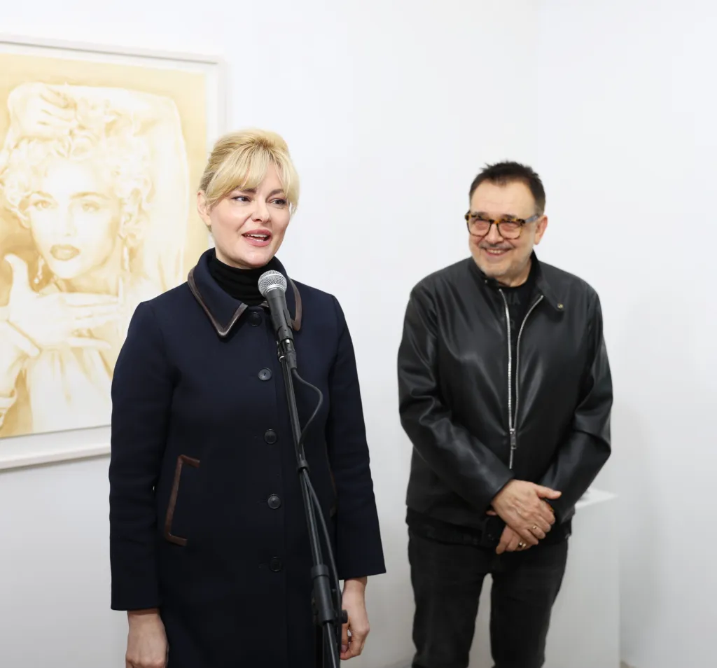 Десислава Зафирова и проф. Любомир Стойков. Фото: Алма комуникация / Петър Станев