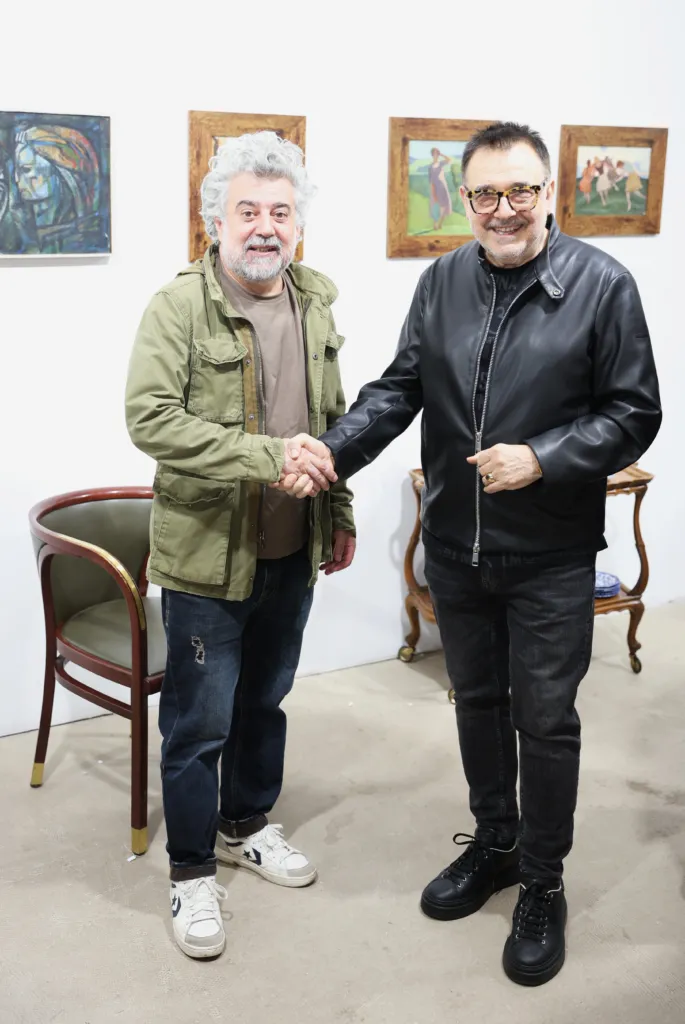 Проф. Любомир Стойков и Димитър Митовски. Фото: Алма комуникация / Петър Станев