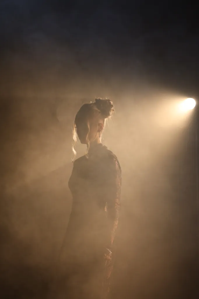 Певицата Filipa, облечена в тоалет на модния бранд Ivette Bianchi. Фото: Архив на Ivette Bianchi