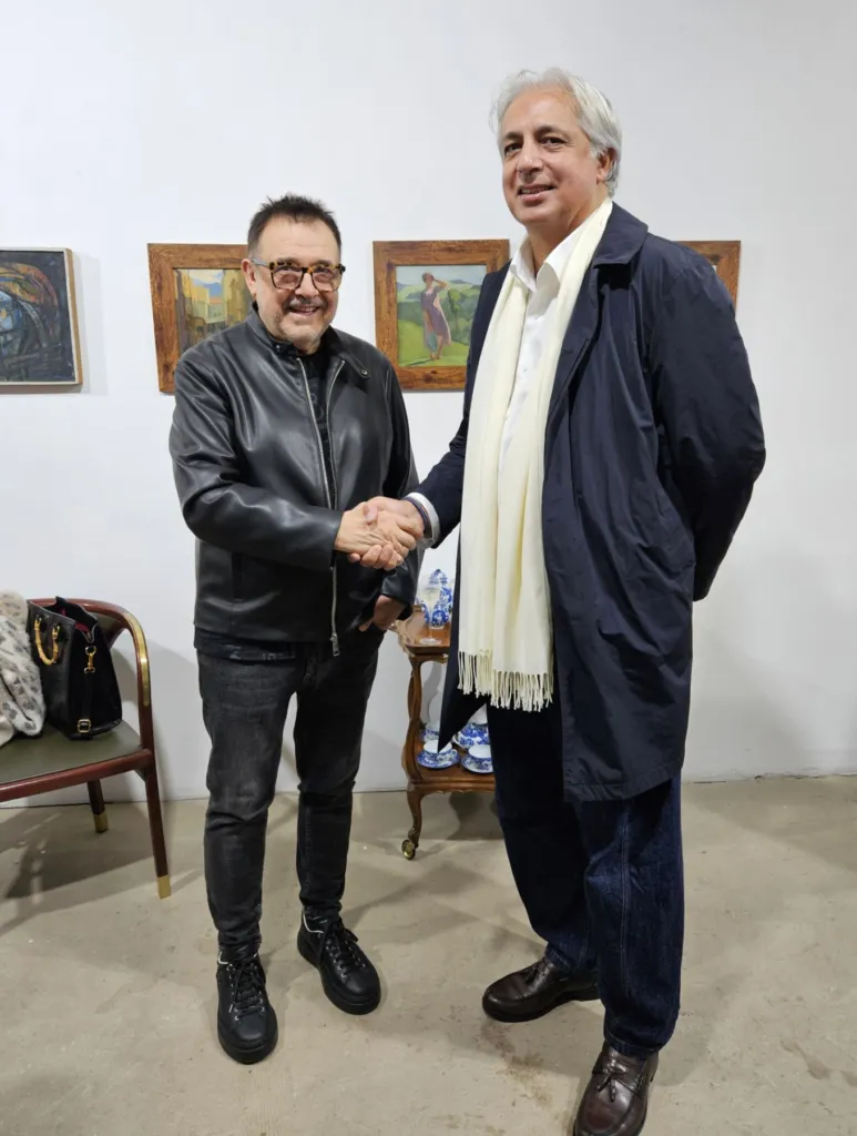 Проф. Любомир Стойков и Красимир Иванов. Фото: Алма комуникация / Петър Станев