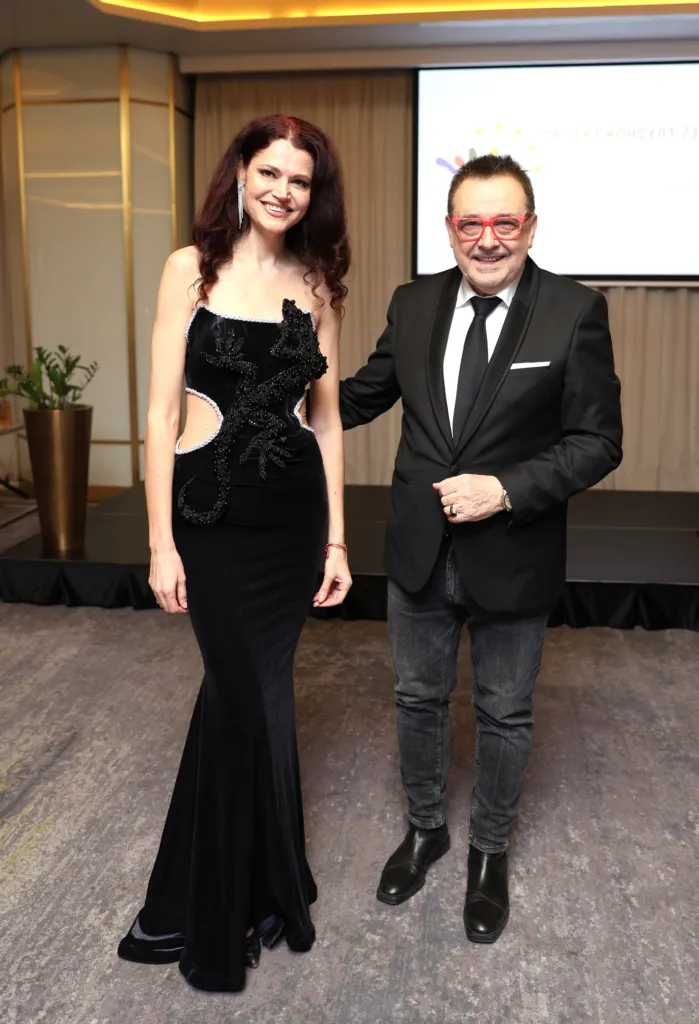 Проф. Любомир Стойков и Ирина Папазова.
Фото: Алма комуникация / Петър Станев