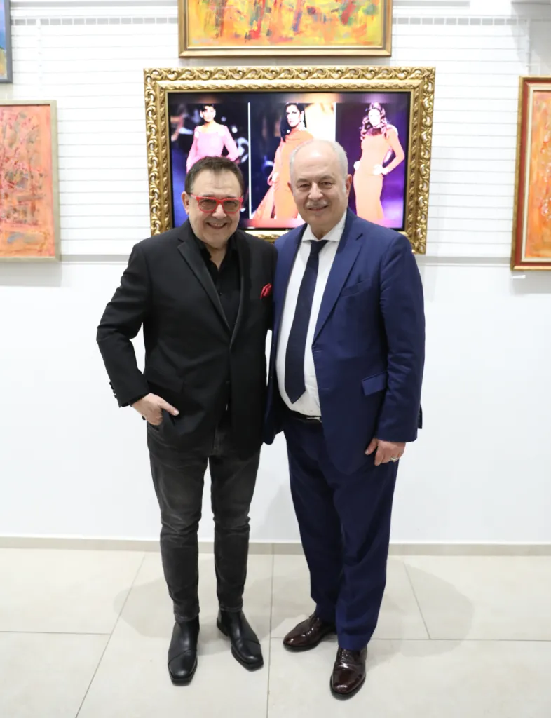 Проф. Любомир Стойков и Н.Пр. Марчело Апичела. Фото: Академия за мода / Петър Станев