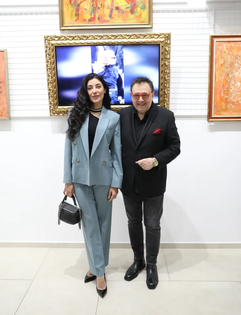 Христина Бобокова и проф. Любомир Стойков. Фото: Академия за мода / Петър Станев