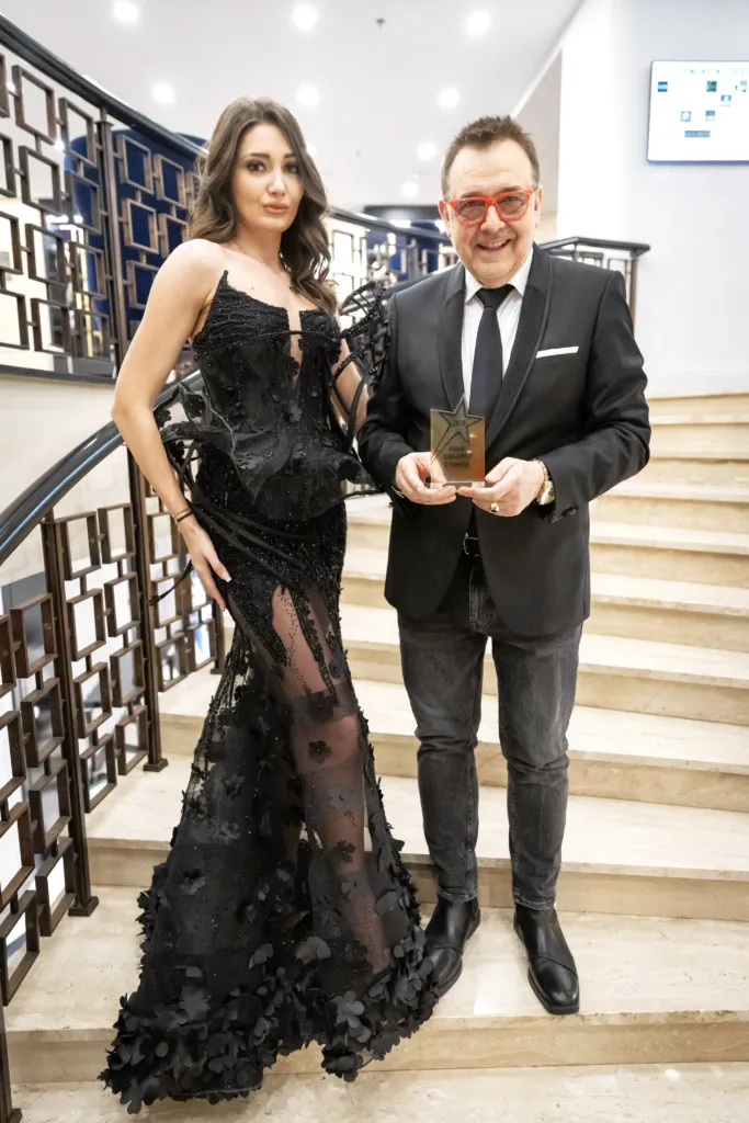 Проф. Любомир Стойков и Гергана Желева.
Фото: Алма комуникация / Петър Станев