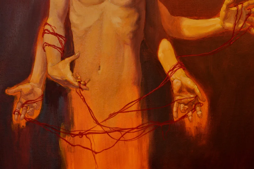 Картина „Nocturne pantomime 7“. Фото: Личен архив на художника