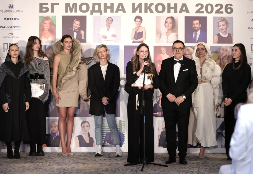 Теодора Пенкова -  стипендиантка на Академията за мода – социална мисия „Златна игла 2025”. Фото: Академия за мода / Петър Станев